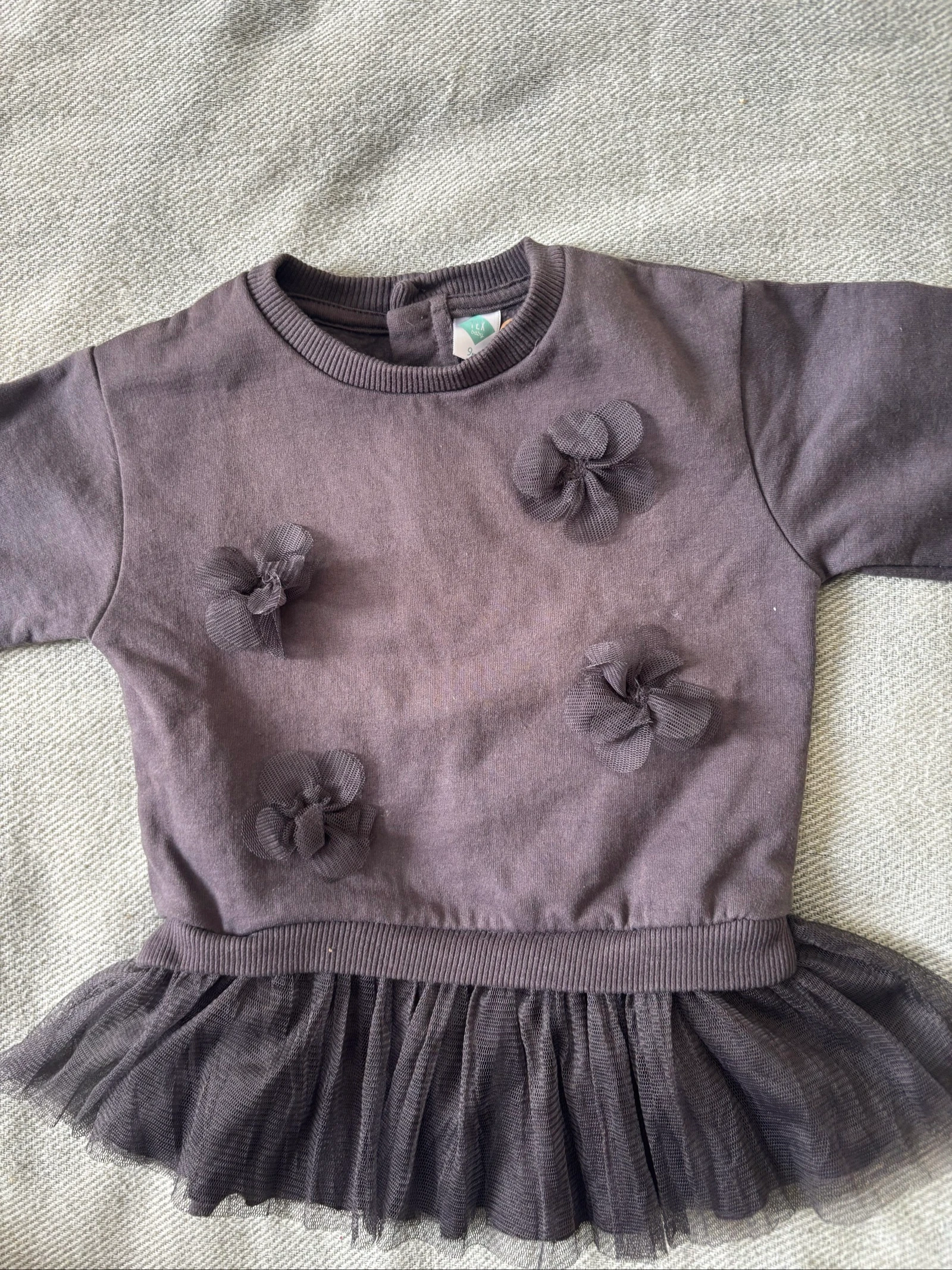 258/ Peplum dress - Tex - 9 months – photo 2